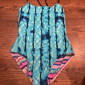 Justice reversible bathing suit